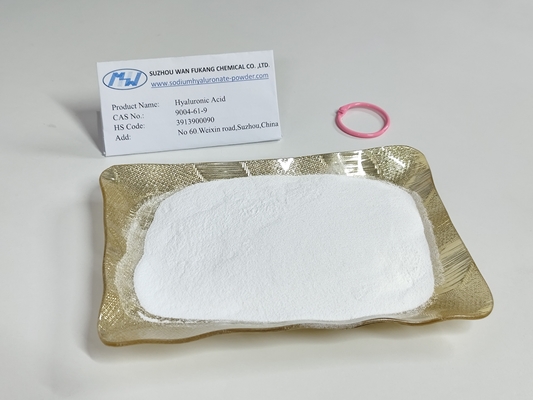 Новый ингредиент пищевых продуктов Гиалуроновая кислота Белый тонкий порошок CAS No 9004-61-9